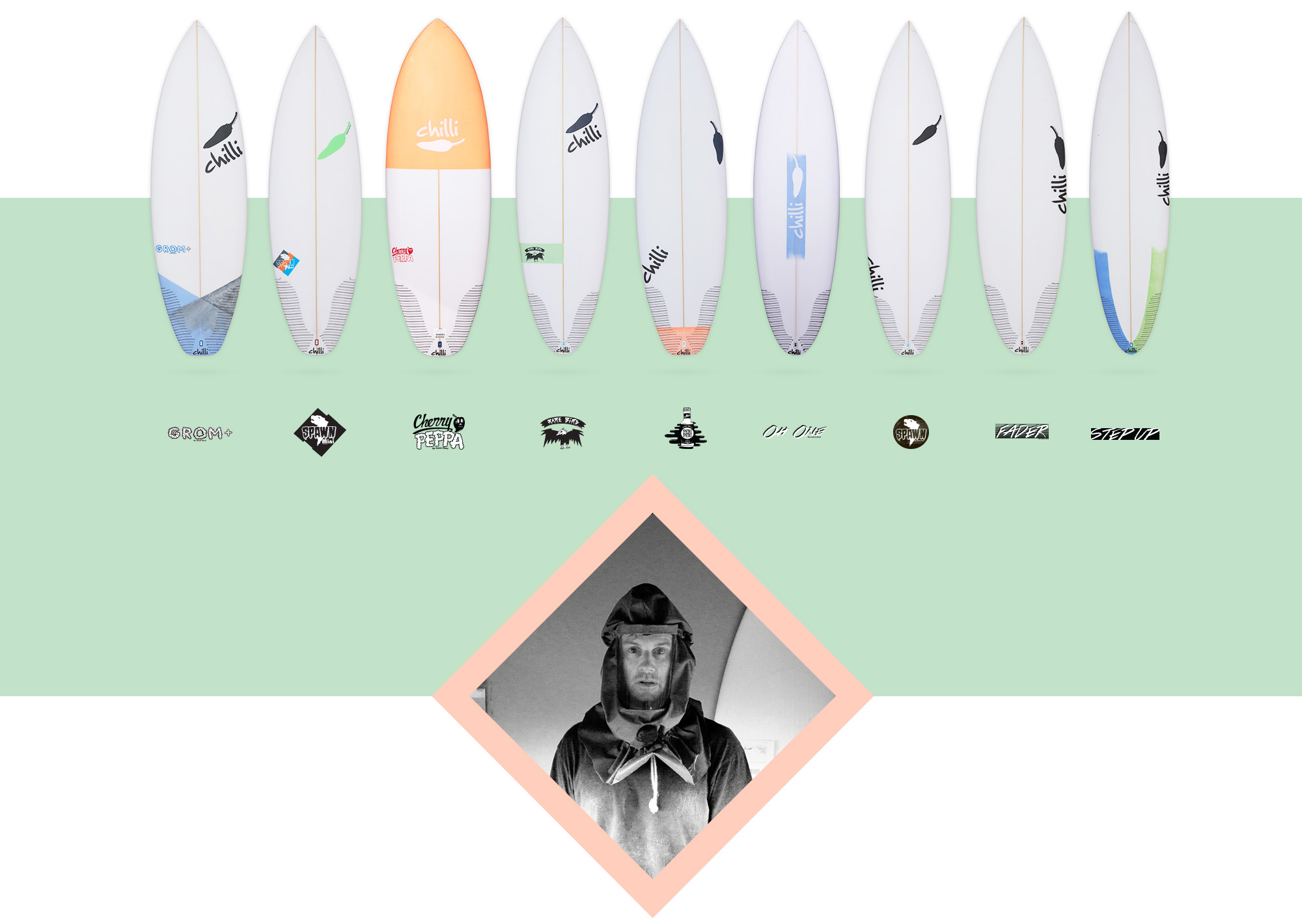 Chilli Surfboards - surfboard models