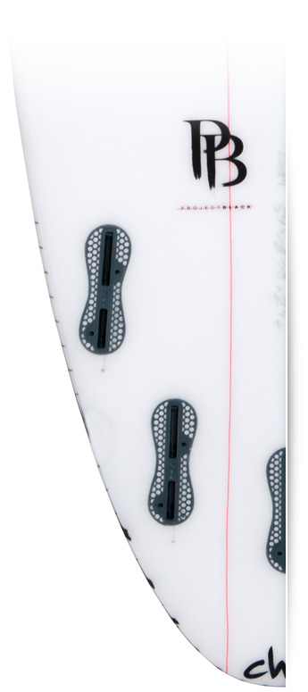 Chilli Surfboards - red stripes